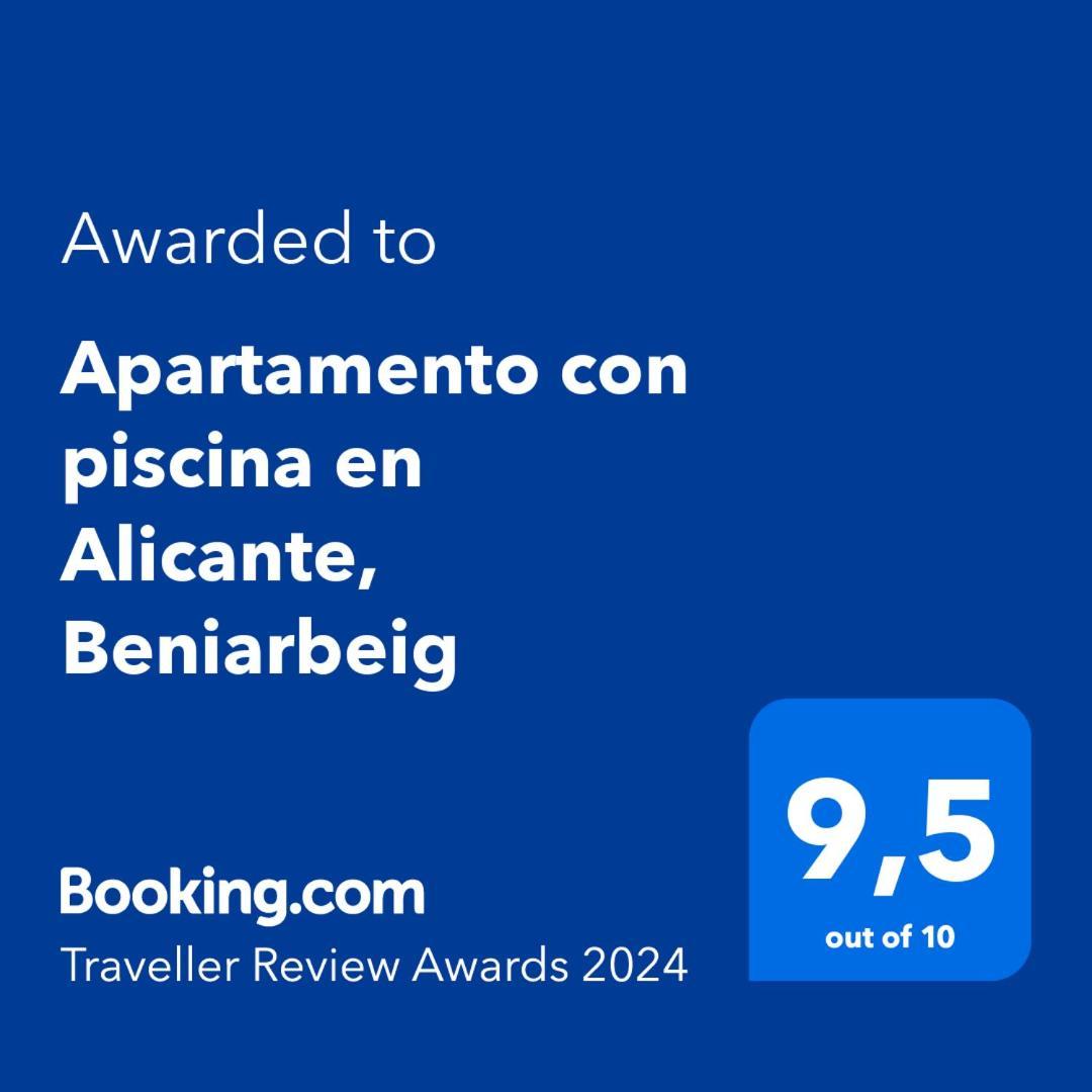 Apartamento Con Piscina En Alicante, Beniarbeig Eksteriør billede